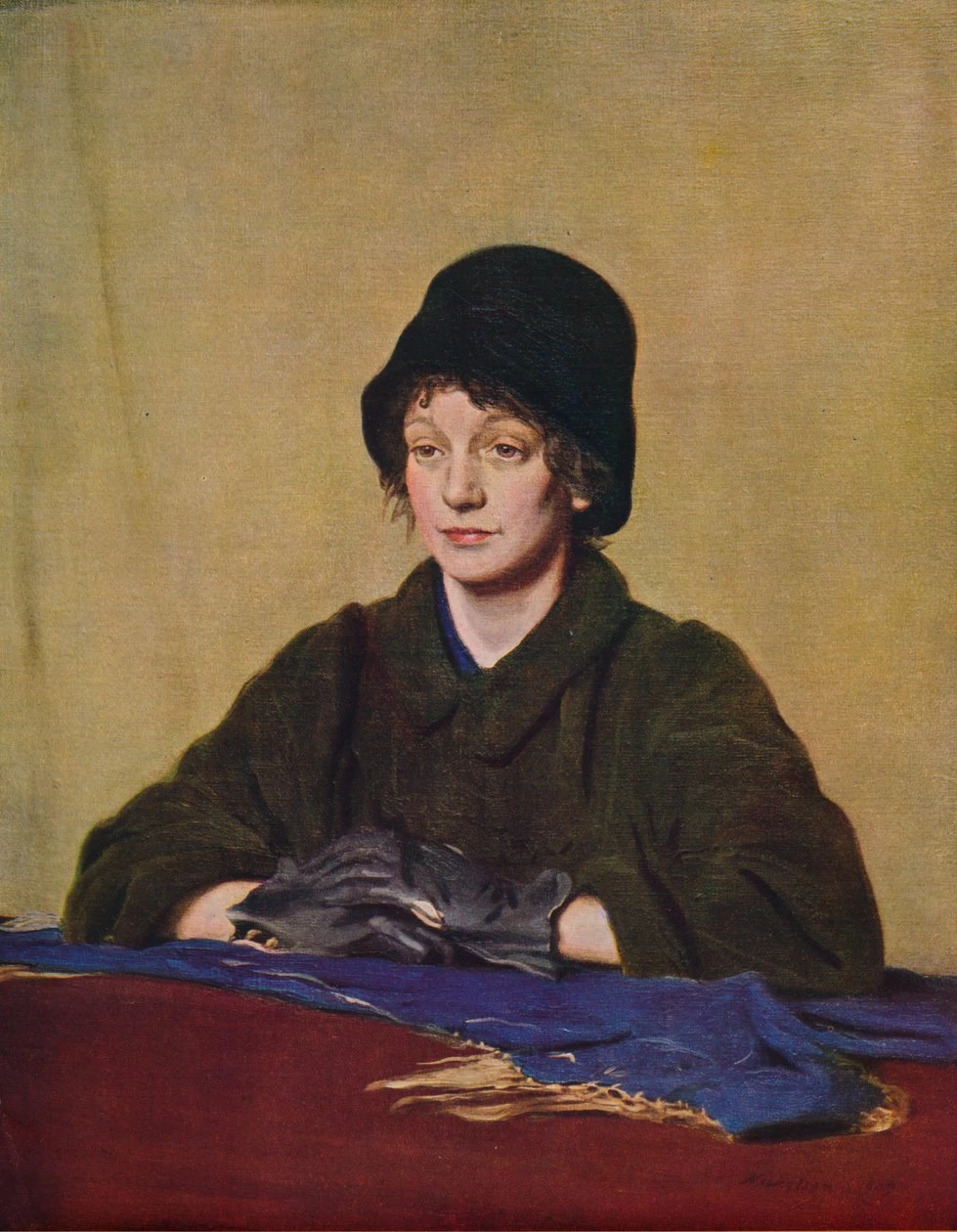 William Newzam Prior Nicholson - La Ragazza con il Guanto Strappato, 1935